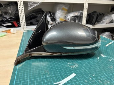 2019-2021 Genesis G70 Left Driver Camera Blind Spot Side Mirror Gray OEM