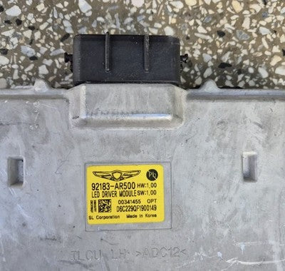 2026 GENESIS GV70 OEM LEFT DRIVER SIDE LED HEADLIGHT BALLAST CONTROL MODULE UNIT