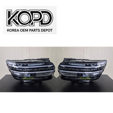 2025 2026 Genesis GV70 Facelift LH+RH Pair Full LED Headlight Set OEM
