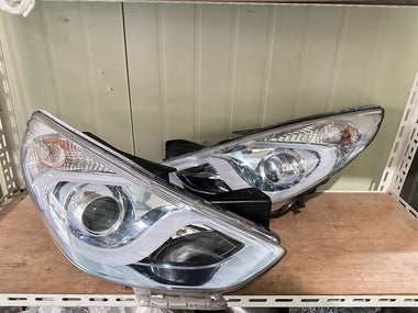 2011-2014 Hyundai Sonata YF Hybrid Right Passenger LED Headlight OEM 92102-4R000
