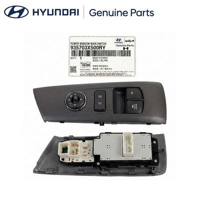 935703X500RY Genuine Window Main Switch OEM Hyundai Elantra Coupe 2 Doors 11-15
