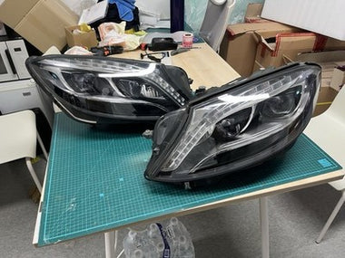 2014-2017 Mercedes-Benz S-Class W222 OEM Full LED Night Vision Headlight PAIR