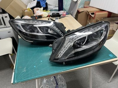 2014-2017 Mercedes-Benz S-Class W222 OEM Full LED Night Vision Headlight PAIR