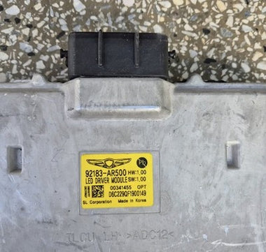 2026 GENESIS GV70 OEM LEFT DRIVER SIDE LED HEADLIGHT BALLAST CONTROL MODULE UNIT