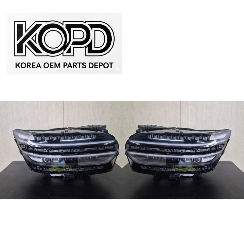 2025 2026 Genesis GV70 Facelift LH+RH Pair Full LED Headlight Set OEM