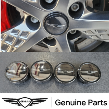 Genesis Floating Wheel Center Caps Set of 4 GV80 GV70 G80 G90 OEM T4529AP100
