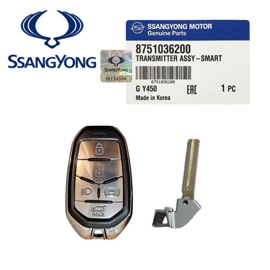 2023-2025 SsangYong G4 Rexton Smart Key Transmitter OEM 87510-36700