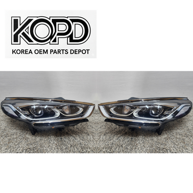 2015-2019 Hyundai Sonata LF LED Headlight PAIR OEM 92101-C1600 92102-C1600