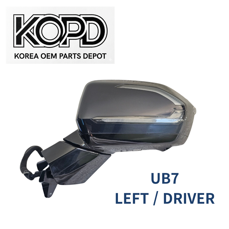 2023-2025 Hyundai Palisade Calligraphy LH Side Mirror Camera BSM Puddle UB7 OEM