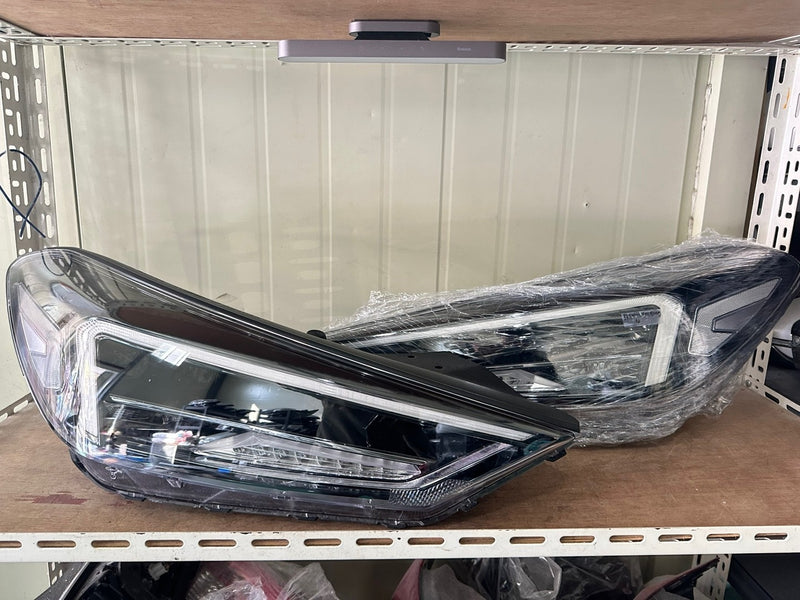 2016-2020 Hyundai Tucson TL LED Headlight PAIR Set Used Genuine OEM