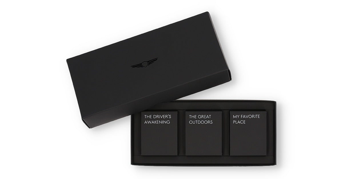 Genesis fragrance cartridge 3-scent box set – OEM replacement scent cartridges for Genesis GV80 diffuser system