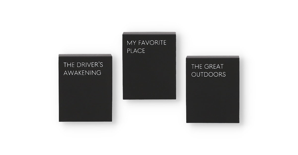 Genesis fragrance cartridge 3-scent gift box open – OEM replacement scent set for Genesis GV80 diffuser